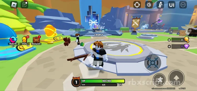 Warrior Simulator: Auto rebirth - Warrior Simulator script preview