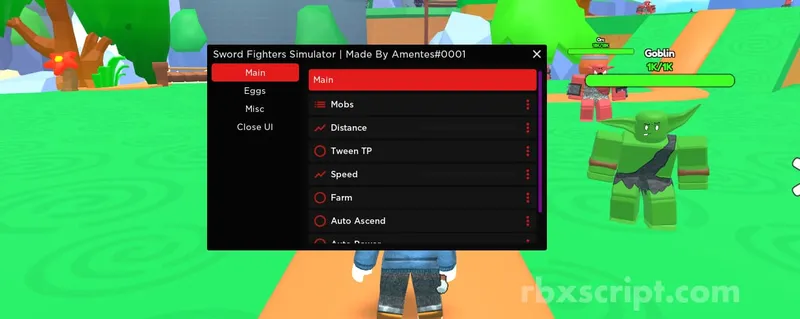 Sword Fighters Simulator: Auto Ascend, Auto Farm, Keyless - Sword Fighters Simulator script preview