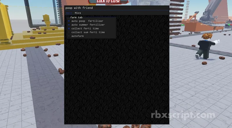 POOP WITH FRIENDS: Auto Farm, Auto Poop, Auto Summer - POOP WITH FRIENDS script preview