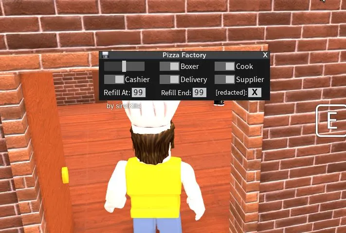 Work in a pizzeria - Work in a pizzeria script preview