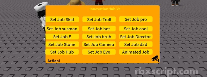 Innovation Hub: Set Jobs, Animated Job - Innovation Hub script preview
