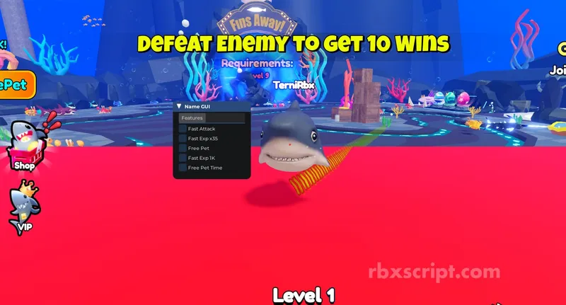 Super Fish Evolution: Fast Attack, Fast Exp, Free Pet - Super Fish Evolution script preview