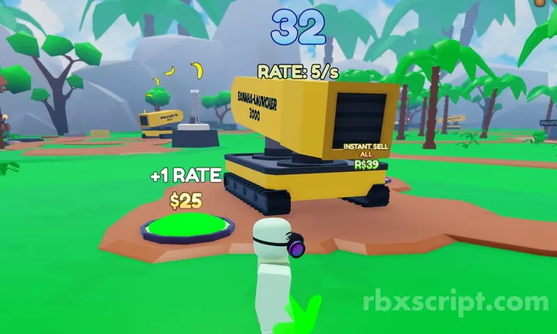 Monkey Tycoon: Auto Banana Launcher Speed - Monkey Tycoon script preview