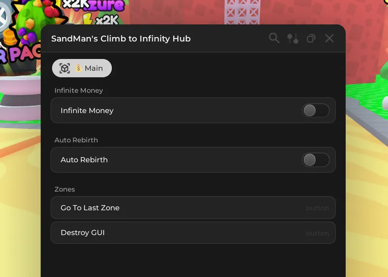 New cool script for Climb to Infinity on Infinite Money, Auto Rebirth and Go To Last Zone - Climb to Infinity Script script preview