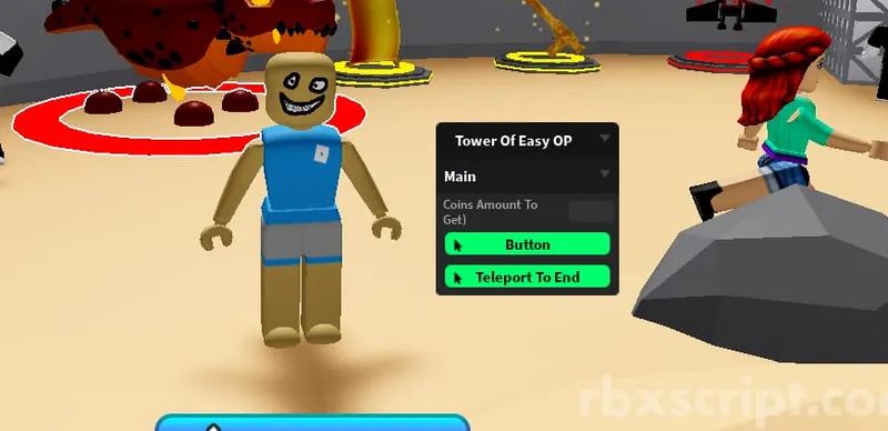 Tower of Easy: Teleport To End, Get Inf Coins - Tower of Easy script preview