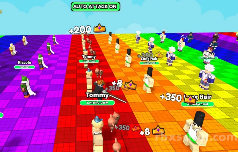 +1 Damage Every Second: bring all mobs zone - +1 Damage Every Second script preview