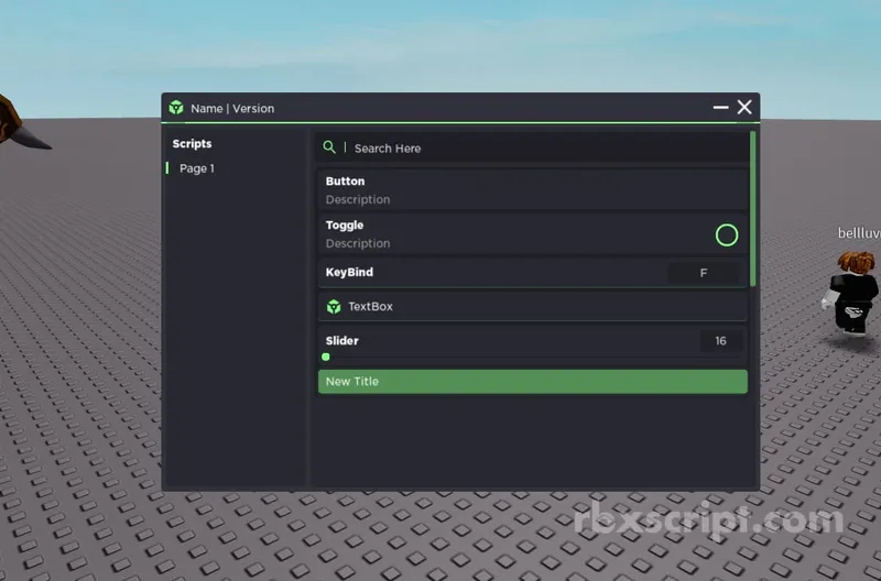 Roblox: Library - Roblox script preview