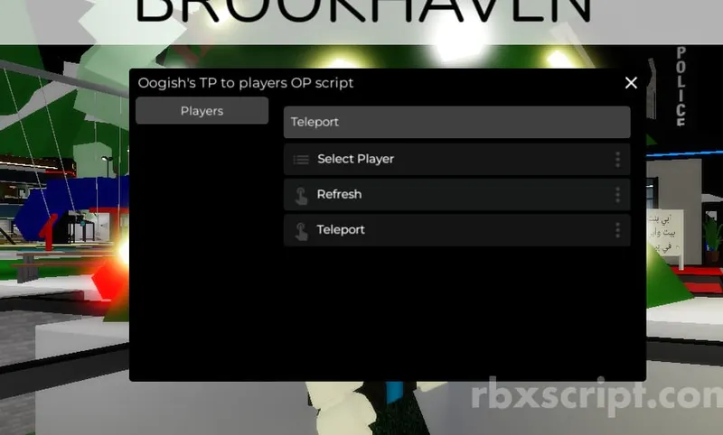 Roblox: Universal Tp to player - Roblox script preview