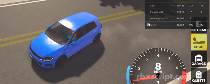 Drive World: Make Car Drifty - Drive World script preview
