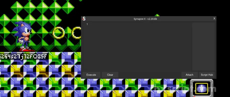 Classic Sonic Simulator: Synapse X GUI - Classic Sonic Simulator script preview