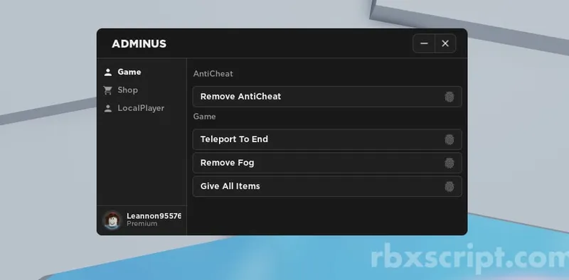 Tower Of Hell: Remove AC, Give All Items, Tp To End - Tower Of Hell script preview