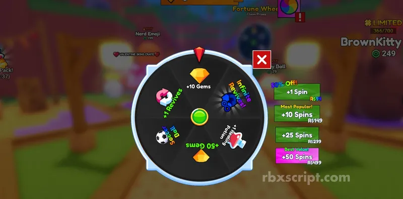 Roll A Friend [2 Player Obby]: Infinite Spins - Roll A Friend [2 Player Obby] script preview