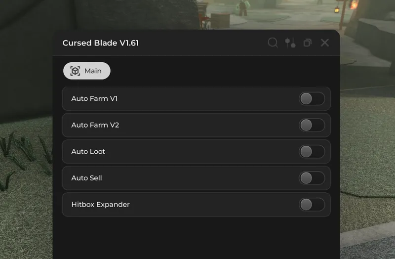 Cool script for Cursed Blade on Auto Farm V1 - V2, Auto Loot, Auto Sell and HitBox Expander - Unknown script preview