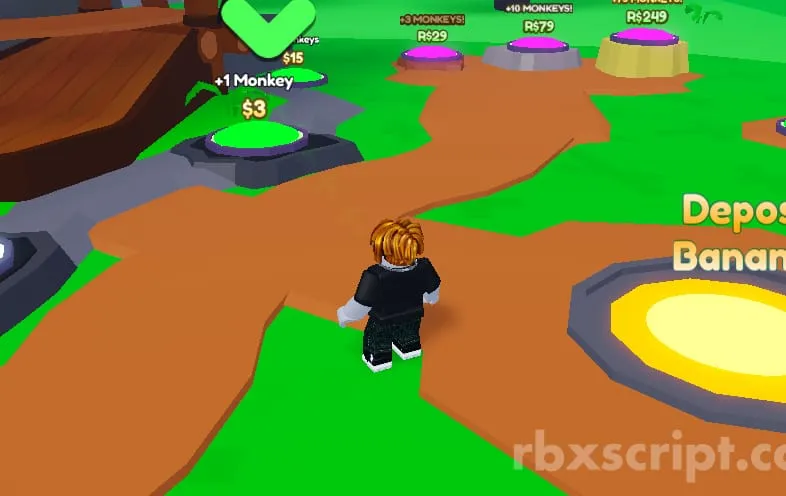 Monkey Tycoon: Auto Collect, Auto Deposit - Monkey Tycoon script preview