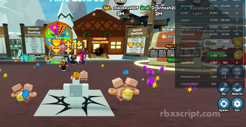 Ski Race: Auto Farm Trophies - Ski Race script preview