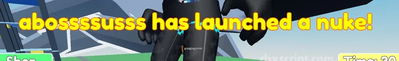 Roblox but every second you become stronger: Launch Nuke - Roblox but every second you become stronger script preview