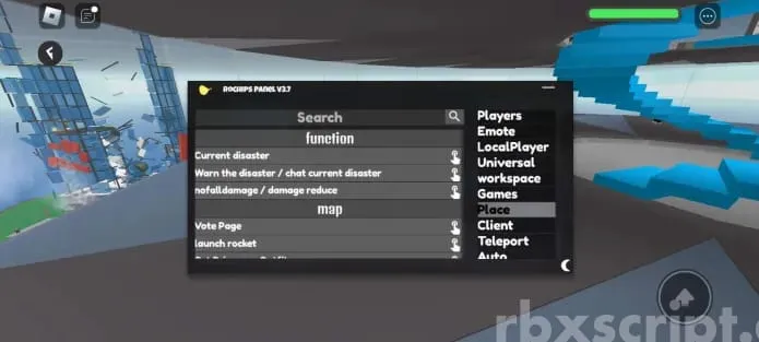 Natural Disaster Survival: No Fall Damage, Auto Vote &amp; More Mobile Script - Natural Disaster Survival script preview
