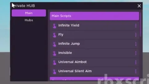 Private HUB: Infinite Yield, Fly, Inf Jump - Private HUB script preview