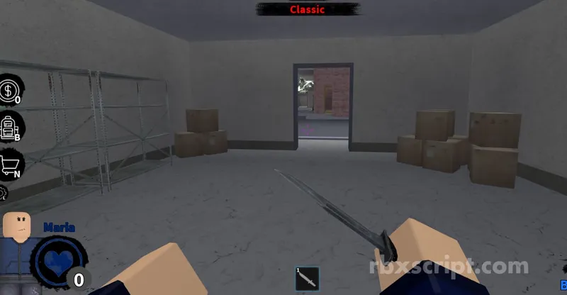 MURDER: Get A Knife - MURDER script preview