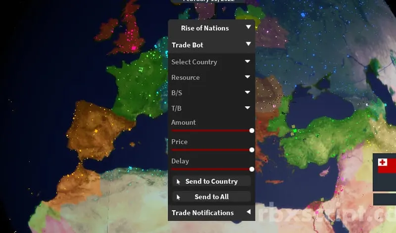 Rise of Nations [Trade GUI - Open Source] - Rise of Nations [Trade GUI - Open Source] script preview