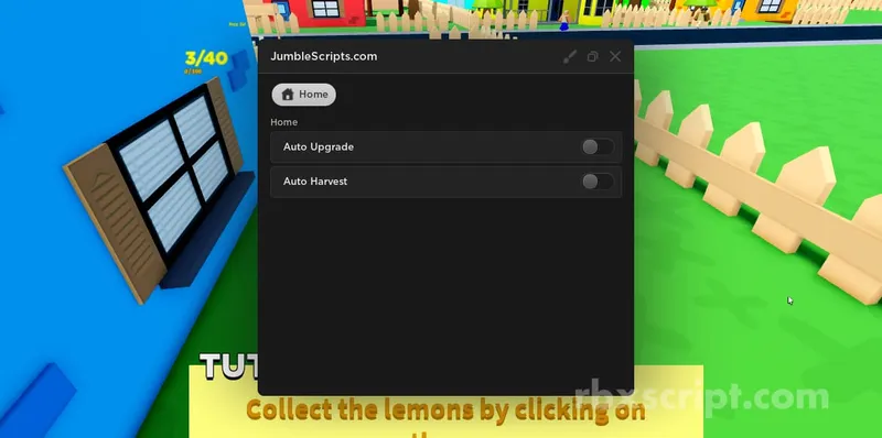 Lemonade Tycoon: Simple Auto Harvest, Auto Upgrade - Lemonade Tycoon script preview