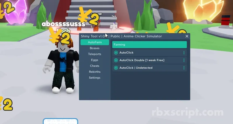 Anime Clicker Simulator [Auto Click, Farm Boss, Auto Open Egg] - Anime Clicker Simulator [Auto Click, Farm Boss, Auto Open Egg] script preview