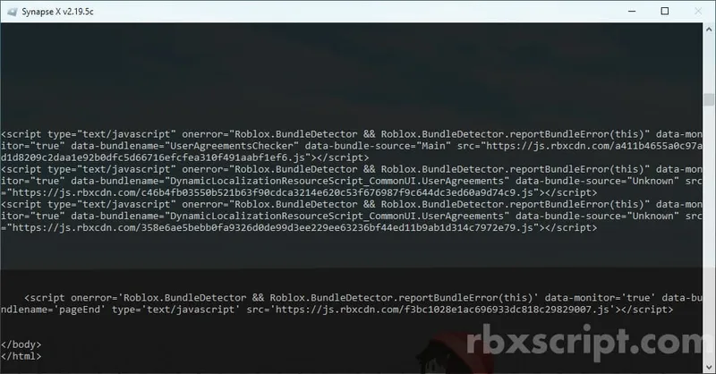 Universal Steal Website Bodies With Script - Universal script preview