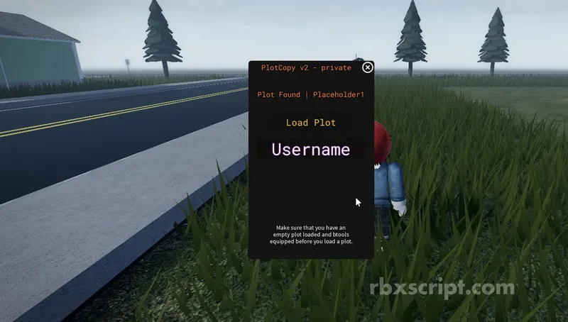 town: Plot Copier - town script preview