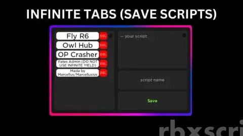 Universal Infinite Tabs - Universal script preview