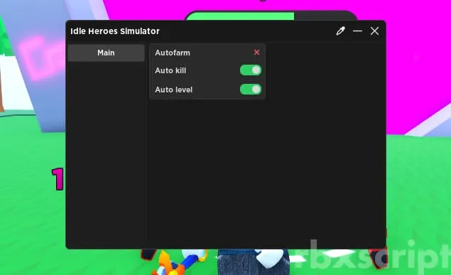 Idle Heroes Simulator: Auto level, Auto kill - Idle Heroes Simulator script preview
