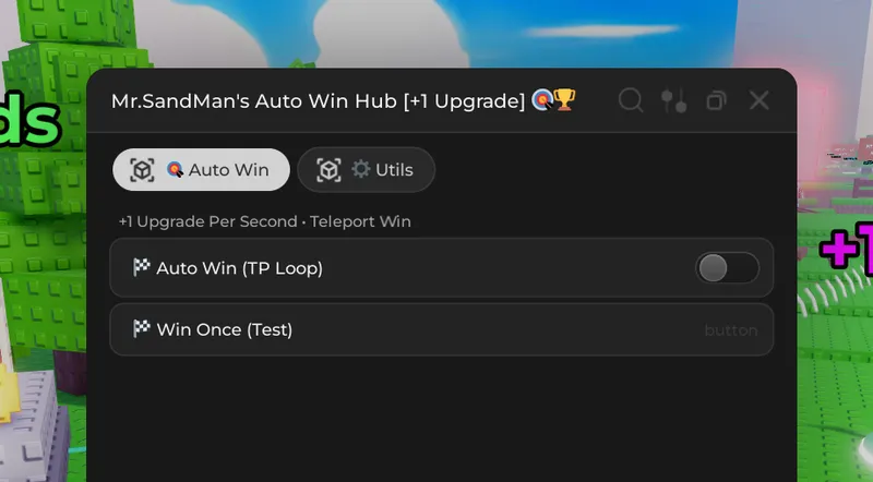 Cool script for +1 Upgrade Per Second on Auto Win and Win Once - Unknown script preview