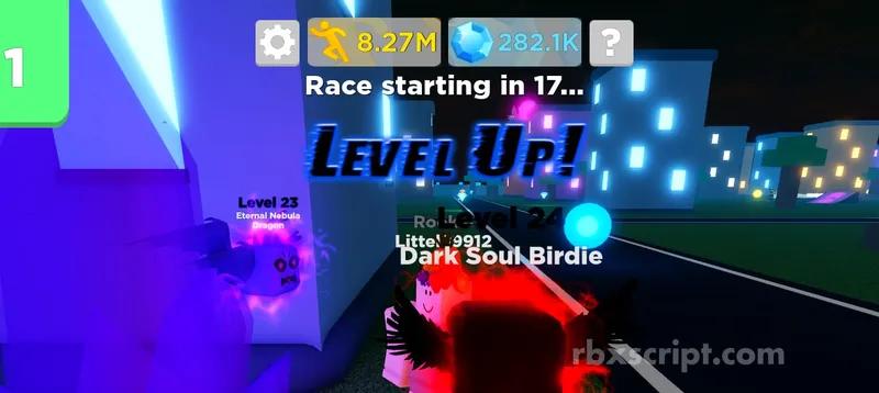 Legends Of Speed: Auto Farm, Auto Speed, Auto Gems - Legends Of Speed script preview