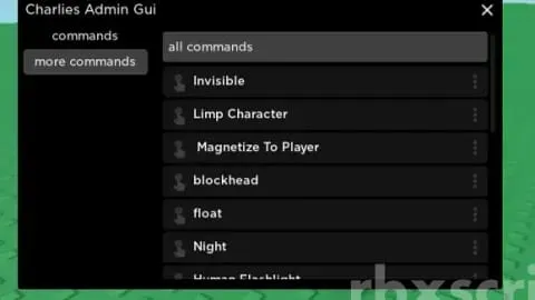 Universal Invisible, Float, Night - Universal script preview