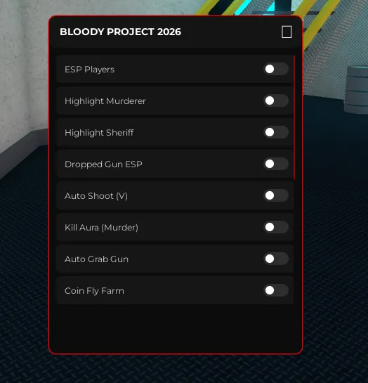 MM2 Script BLOODY PROJECT Script NOT VERIFIED - Murder Mystery 2 script preview