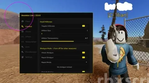 Anomic: Hitbox, Ghost Gun &amp; More - Anomic script preview