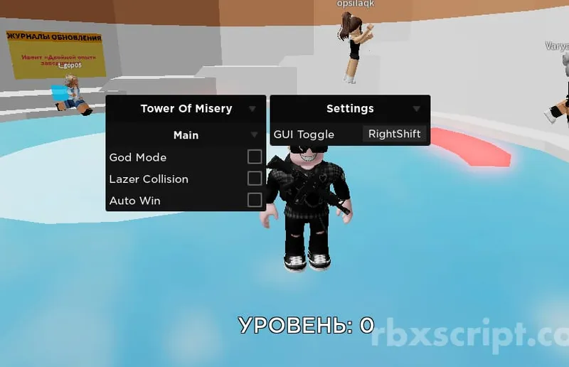 Tower of Misery [GUI - God Mode, Auto Win] - Tower of Misery [GUI - God Mode, Auto Win] script preview