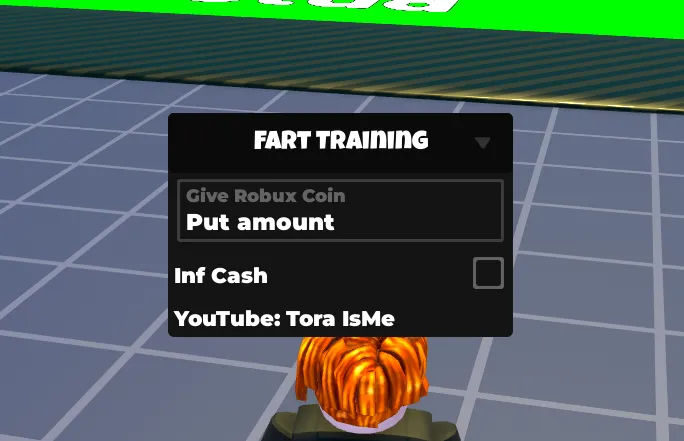 Cool script for Fart Training on Inf Cash and Give Robux Coin - Fart Training Script script preview