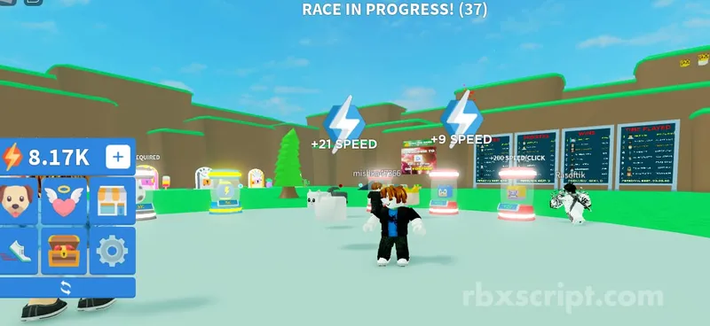 Speed Run Simulator: Orbs, Rings Collector - Speed Run Simulator script preview