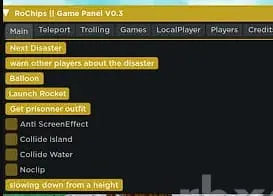 Natural Disaster Survival: Noclip, Balloon, Next Disaster Mobile Script - Natural Disaster Survival script preview