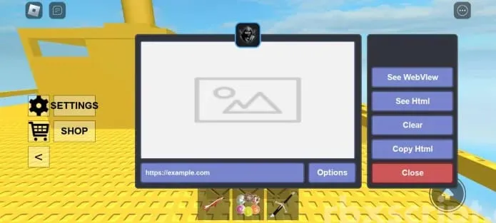 Universal: Browser In Game Mobile Script - Universal script preview
