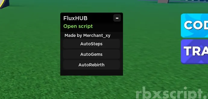 Legends Of Speed: Auto Rebirth, Auto Gems, Auto Steps - Legends Of Speed script preview