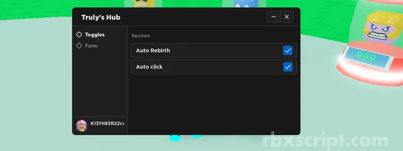 Speed Run Simulator: Auto Clicker, Auto Rebirth, Auto Farm - Speed Run Simulator script preview