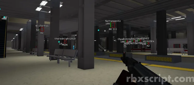 Phantom Forces: ESP Boxes Players - Phantom Forces script preview