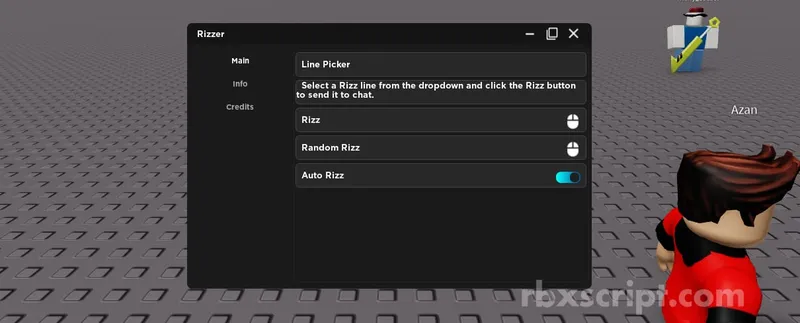 Rizzer - Universal script preview