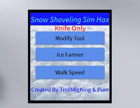 Snow Shoveling Simulator - Snow Shoveling Simulator script preview