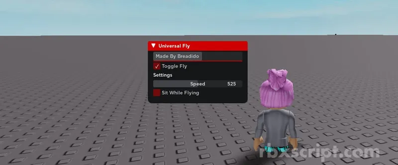 Universal: Fly, Flyspeed, Sit When Flying - Universal script preview