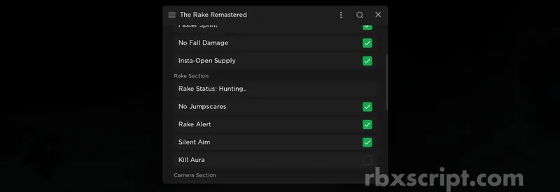 The Rake REMASTERED: KillAura, Infinity Stamina &amp; More - The Rake REMASTERED script preview