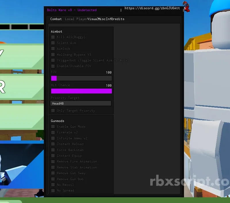 Arsenal (Bolts Hub Upd) | Silent Aim, KillAll, Instant Equip - Arsenal (Bolts Hub Upd) | Silent Aim, KillAll, Instant Equip script preview