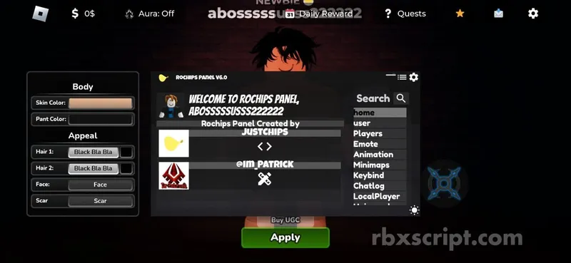 Universal: Universal script - Universal script preview