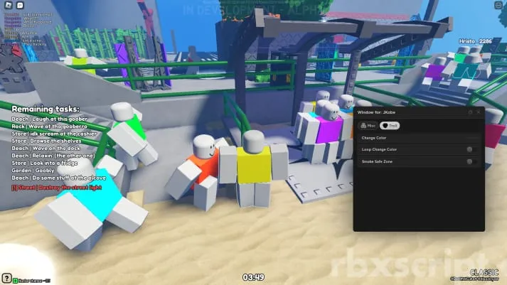 dingus: Kill All, Complete Tasks, Loop Win - dingus script preview